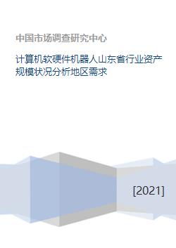 山东省计算机软硬件机器人行业资产规模与地区需求网络分析